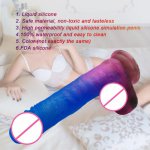 Soft Liquid silicone Huge Big Penis Skin feeling Realistic Dildo With Suction Cup Sex Toys for Woman Female Masturbation