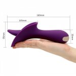 IKOKY 10 Mode Tongue Vibrator Clitoris Stimulator Sex Toys for Women Oral Sex Massager Adult Sex Products  Female Masturbator