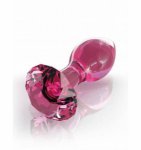 Szklana wtyczka analna icicles no. 79 różowy | 100% dyskrecji | bezpieczne zakupy