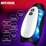 Safety Silicone Automatic Masturbation Cup Realistic Vagina Pocket Pussy  Heated Charging Male Masturbator Sex Toys For Men