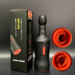 Blowjob Masturbator for Man Men Sex Toys Intimate Silicone Automatic Heating Vibrator Male Penis Training Machine Adults Tools
