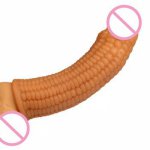 Silicone Corn Huge Dildo Enlargement Penis Sleeve Real Dildos Penis Enlarger Big Dildo Masturbator Adult Sex Toys for Woman Man