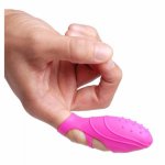 Flirting Dancing Finger Vibrating Sleeve G-Spot Vibrator Clitoris Stimulator Nipples Massage Masturbator Adult Sex Toy For Women