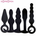 Dildo Anal Sex Toys Anal Plug Beads Butt plug Male Prostate Massager Silicone Anal Toys Male Masturbator Sex Toys for Adult
