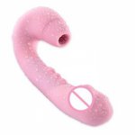 Clit Sucker Vibrator Blowjob Vibrating Dildo Masturbation Suction Nipple Sucking Vibrating Clitoris Licking Vagina Stimulator