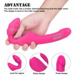 Wireless Remote Control Strapon Dildos Vibrator Lesbian Toy Sex G Spot Clitoris Stimulator Double Penetration Sex Toy for Woman