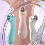 Silicone Vibrator climax Clitoris Sucker Tongue Licking Nipple Sucking Massage Clit G-Spot Stimulator Female Masturbator Sex Toy