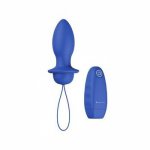 B SWISH - BFILLED CLASSIC VIBRATING PLUG DENIM sex toys soft silicone vagina anal plug