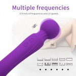 Powerful Clitoris Stimulator Magic AV Wand Vibrator Massager Soft Silicone Erotic Sex Toys for Women Adult Sex Products