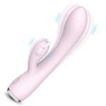 2 In 1 Dildo Rabbit Vibrator Waterproof USB Magnetic Rechargeable Anal Clit G Spot Vibrators Sex Toys for Women Couples Sex Shop
