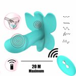 Butterfly Wearable Dildo Vibrator For Women Remote Control Vagina Panties Masturbator G Spot Clitoris Stimulator Adult Sex Toys