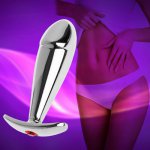 Metal Anal Plug Adult Sex Toys Body Massage G-Spot Vaginal Masturbator For Women Men