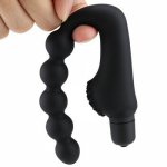 Silicone Butt Vibrating Plug Anal Beads Vibrator Adult Products Anal Vibrator G-spot Prostate Massager Sex Toys Orgasm