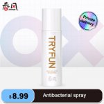 tryfun Sex Products Body Spray Solution Cleaner No Alcohol For Vagina and Penis Antibacterial Sex Toys and Vibrator Cleaning
