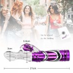 Vibrating Dildo Vagina Clitoris Double Vibrator Masturbator Sex Toys for Women Dual Vibration G Spot Rabbit Vibrator8 Speeds