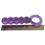 Couple Dildo Anal Plug Beads Purple Glass Butt Plug Adult Sex Toys For Woman Prostate Massage Vaginal G-spots Masturbation Games
