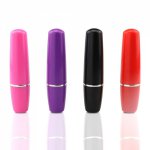 1PC Waterproof Lip Stick Bullet Vibrator Female Personal Travel Mini Massager Lipstick Vibe Sex Toy for Women
