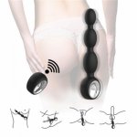 Sex Shop Anal Beads  Vibrators Adult Toys 12 Frequency Vibrator Anal Masturbator Dilator Big Butt Plug Couples And Gay Sex Toys