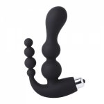 Unisex! Vibrating Anal Plug Male Prostate Massager Woman's G-Spot Stimulator Anal Beads Gay Sex Toys Adult Products Sex Shop