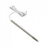 15cm Dia 8mm stainless steel electric Shock Therapy urethral Dilator penis plug electro sex toy UP-E004
