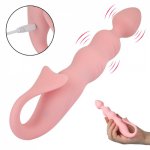 10 Speed Charging Anal Beads Dildo Vibrator Butt Plug G-spot Prostate Massage Stimulator Vibrator Sex Toys For Women Masturbator
