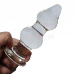 Epichao 5.5x1.9 Inch Large Glass Butt Plug G-spot Massager Crystal Anal Plug Butt Plug Anal Trainer Sex Toy