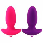 vibrator adult products, vibrating silicone, posterior anal plug, comrades, male and female