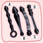 4 Size Glass Anal Toys Crystal Butt Plug  Prostate Massager Massage Anal Expander Buttplugs Female Anal Dildo Sex Toys For Women