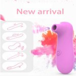Silicone Clitoris Sucking Vibrator New Generation 10 Powerful Modes Waterproof Mute Clamp Sucker Stimulator Adult Sex Toys