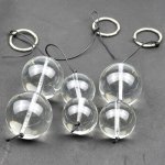 Crystal Glass Anal Beads Transparent Butt Plug Prostate Massager For Men Women G Spots Vagina Masturbation Kegel Balls Sex Toys