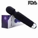 Powerful AV Vibrator Magic Vagina Wand Clitoris Stimulator Vibrators Sex Toys for Women G Spot for Masturbator USB Dildo