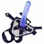 Wearable Strap on Realistic Dildo Stimulation Removable Massager Women Sex Toy