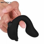 Zerosky, Anal Plug Vibrator Sex Toys for Women Men Silicone Prostate Massage Buttplug G Spot Stimulation Vibrator for Adult Games Zerosky