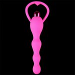 Anal Sex Toys for Men, Anal Beads Plug Women Butt Plug Silicone Waterproof Anal Body Massager Sex Products for women ST61
