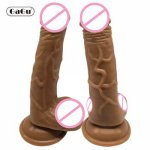 GaGu Brown Realistic Huge Big Lifelike Penis Dildo With Suction Cup Erotic Cock Adult Toy Butt Plug For Woman Anal Sex Toys Dick
