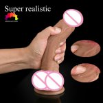 7/8 Inch Huge Realistic Dildo Silicone Penis Dong with Suction Cup for Women Masturbation Sex Toy Big Dildo Real Dildo