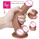 Sex Shop Skin feeling Realistic Dildo soft Huge Big Penis With Suction Cup Sex Toys for Woman Strapon Dildo Female Masturbation.