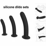 Silicone Pegging Probe Anal Sex Toy Plug Sex Shop Dildo Set Penis Dick Anal Dildo With Suction Cup for Women and Man