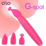 OLO G-Spot Vibrator Vibrating Sticks Breast Clitoris Stimulator Vagina Massager Nipple Licking Sex Toys for Women Adult Products