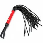 Adult Game Flogger PU Leather Erotic Handcuffs Ankle Cuff Restraints With Whip BDSM Bondage Slave Sex Toys For Couple