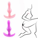 2020 New Jelly Anal Plug Prostate Massager Anal Beads G-spot Butt Plug Anal Sex Toys For Women Men Gay Erotics Products