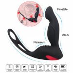 male wireless remote control prostate massager vibrator anal plug butt plug vibrating ring adult sex toys for men intimate goods