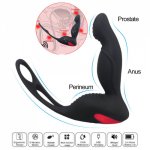male remote control prostate massager adult anal vibrator dildo sex toys for men anus masturbator vibrating anal plug butt plug