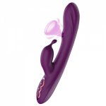 Rabbit Vibrator 7 Speed G Spot Rabbit Dildo Vibrators Silicone Waterproof Clitoris Stimulator Vagina Massager Sex Toys for Women