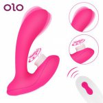 OLO G Spot Dildo Vibrator Vagina Sucking Vibrator Clitoris Stimulator Oral Sex Suction Female Masturbation Sex Toys for Women