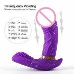 10 Vibration Modes G Spot Vibrator Dildo Stimulator Rechargeable Massage Adult Toy Sex for Couples Women