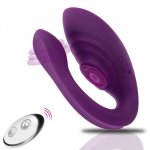 Dildo Vibrator 7 Pulsating Vibration Pattern G Spot Clit Suker with Remote Clitoris Stimulator Erotic Sucking Sex Toy for Women