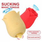 OLO G-spot Stimulator Vagina Masturbation Nipple Sucker Oral Licking Sex Toys for Women Rose Shape Tongue Licking Vibrator