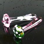 Crystal Glass Anal Plug Masturbator Glass Dildo Anal Expansion Butt Plug G Spot Stimulation Erotic Anal Sex Toys for Men Women