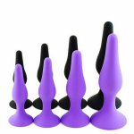 4pcs/set Butt Anal Plug Trainer Kit Pleasurable Sex Toy Adult Toys Medical Silicone Sensuality Soft Safe Hypoallergenic